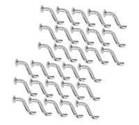 Cabilock 30 Piezas Pasadores de Caída para Estanterías de Palets Clips de Seguridad Metálicos para Sistema de Almacenamiento Almacenes y Centros Logísticos