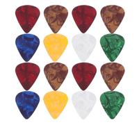 Cabilock 30 piezas Púas de Resina Coloridas para Guitarra Acústica Eléctrica Diseño Ergonómico para Comodidad y Durabilidad Accesorios para Fingerstyle y Rock