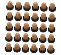 Cabilock 30 Piezas Tapones Reutilizables para Botellas de Vino Kit de Selladores Efectivos y Compactos para Preservar la y Evitar Filtraciones para del Vino