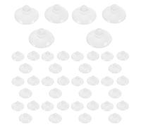 Cabilock 300 Piezas Unidades de Ventosas Transparentes de Cabeza de Seta para Mesa de Almohadillas de Succión Reutilizables para Organización y Decoración del Hogar Fijación Fuerte y