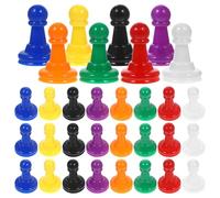 Cabilock 32 Piezas De Juego De Ajedrez Entretenimiento Cognitivo Peón - Juguetes Pequeños De Plástico Colorido