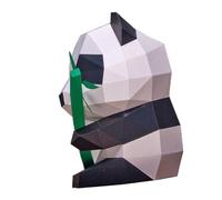 Cabilock 3D Panda DIY Juguete de Origami Hecho Decoración Geométrica Juguete Educativo para Niños Manualidades Creativas 1 Pieza