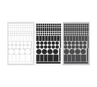 Cabilock 3hojas Pegatinas De Sombreado Led De Stickers De Bloqueo De Luz Filtros para Routers y Dispositivos Electrónicos Efecto Opaco Fácil De Usar Previene El Deslumbramiento