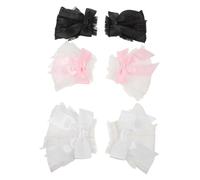 Cabilock 3pares Accesorios Fotográficos para Decoración de Uñas de Puños de Encaje Mangas Lazo Puños de Encaje para Manos para Salones de Uñas y Sesiones de Fotos