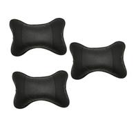 Cabilock 3piezas Cojín De Reposacabezas Para Auto Soporte Cervical Almohada Ergonómica Para Cuello Viaje Cómodo y Seguro Negro