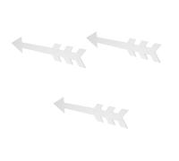 Cabilock 3piezas Decoración De Pared De Madera Rústica Letrero De Flecha De Estilo Campestre Para Oficina y Bodas Cartel Colgante Vintage