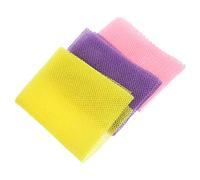 Cabilock 3piezas Esponjas Exfoliantes Africanas Toallita Larga Para Baño Estropajo De Ducha Exfoliante