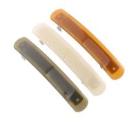 Cabilock 3piezas Pasador de Pelo Curvo Transparente Pinza Cabello de Resorte Accesorio para Mujer para Coletas para Bodas y Eventos Formales