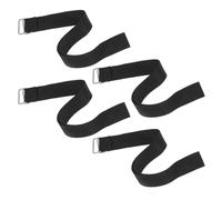 Cabilock 4 Correas de Elevación para Cama de Almacenamiento, Cintas de Poliéster de 50 Cm Negras Asas Ergonómicas, Repuestos para Mecanismos de Elevación Hidráulicos, Ideales