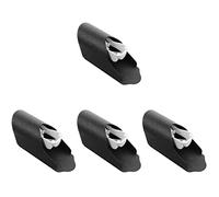 Cabilock 4 Juegos de Organizador Facial Soporte para Cepillo de Dientes Hogar Metal de Pasta de Dientes Acero Ahorro de Espacio Dispensadores de Inodoro Manos de Pared