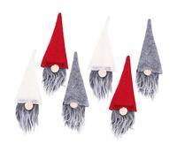 Cabilock 4 Juegos Juego De Gorro Navideño para Botellas De Vino Enfriador De Vino Fundas Navideñas para Botellas Decoración Navideña Abridor De Vino Eléctrico para Piscina 6 Piezas * 4