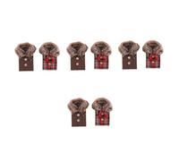 Cabilock 4 Juegos Tapa De Botella De Vino Decoración De La Tapa De La Botella De Vino Tapas De s De De Navidad Bolsa De De De Navidad Pelaje Artificial 2 Piezas * 4