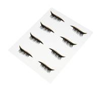Cabilock 4 pares Pegatinas Adhesivas para Delineador de Ojos y Pestañas Brillo Dorado de Maquillaje Rápido y Fácil Cintas Ligeras y Transpirables para Realzar Ojos cualquier Ocasión