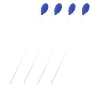 Cabilock 4 Piezas Alimentador de Coral Acrílico Azul 50 Cm para Acuario, Tubo de Alimentación Manual para Camarones y Peces Marinos, Herramienta Precisa para Tanques de Arrecife y Plantas