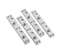 Cabilock 4 Piezas bisagra de la cama banco de piano herrajes para colgar rieles de cama conector jst bisagra de conexión espesar bisagra largo cierre joya Hardware Accesorios