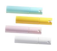 Cabilock 4 piezas Botellas Spray Vacías Portátiles para Viaje Recargables Diseño Compacto y Colores Pastel Macaron para Lociones y Cosméticos