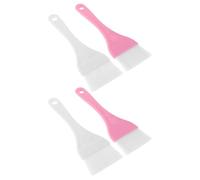 Cabilock 4 Piezas Brochas Corporales Grandes de Nylon y Plástico para Aplicación Delicada de Mascarillas y Polvos, Diseño de Gran Cobertura, Ideales para Cuidado Facial y Corporal en Casa