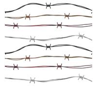 Cabilock 4 Piezas Cadenas de Plástico Falsas para Halloween Diseño Realista y Resistente de PVC, Ideales para Decoración de Casas Embrujadas y Eventos Temáticos