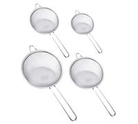 Cabilock 4 Piezas Coladores de Inoxidable Filtro de Aceite y Resistente y Ligero para Cocina y Repostería