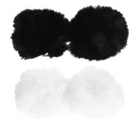 Cabilock 4 Piezas Conjunto de Accesorios de Conejito para Cosplay Cola de Peluche Suave y Diseño Ligero Adecuado para Fiestas Temáticas y Disfraces