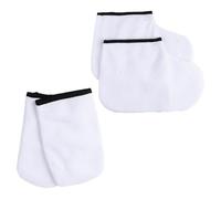 Cabilock 4 piezas Guantes y Manoplas para Parafina Térmicos para Manos y Pies Spa para Artrosis Cuidado Hidratante y Terapia con Cera Caliente para Belleza y Masaje