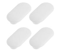 Cabilock 4 Piezas Kit de Amortiguadores Soporte Estable y Reducción de para Asiento de Inodoro Blanco Material Tpe para Baño de Todas Edades