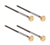 Cabilock 4 Piezas Kit de Repuesto para Mechero Muelle Dedal y Tornillo de Base Accesorios de Reparación Compatibles con Mecheros y Clipper Recambios Metálicos para Mantenimiento y Encendido