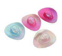 Cabilock 4 Piezas Sombrero de Vaquero de Camuflaje Ropa de muñeca recién Nacida Sombreros Accesorios Bebe muñeco Accesorios muñecos muñecas Sombrero de muñeca en Miniatura Sombrero pequeño