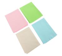 Cabilock 4 Piezas Tela de Bordado Diy, Tela de Costura de Algodón y Lino, para Punto de Cruz, Material para Hacer Uno Mismo, Resistente al Desgaste, Ligera, para Bordado a Máquina, Año