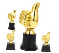 Cabilock 4 Piezas Trofeos de Premio para Juguetes de Recompensa para Competencias Escolares Regalos para Niña Material Duradero y Diseño Realista