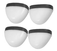 Cabilock 4 Piezas Unidades Protectores de Dedos de Seguridad para Calzado Industrial Tapas de Plástico Resistentes Golpes y Perforaciones Talla para Uso Obras y Trabajos Pesados