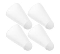 Cabilock 4 Piezas Unidades Puntas Reemplazo para Lápiz Táctil Compatible con Apple Pencil Funda Silicona Antideslizante Transparente Protección Silenciosa para Escritura