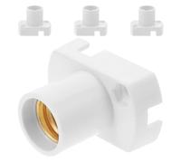 Cabilock 4 portalámparas E12: portalámparas E12 con montaje a rosca para bombillas LED - Repuestos para lámparas de iluminación del hogar