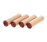 Cabilock 4 Sellos de Madera Decorativos Vintage Diseño de Insecto y Plantas Set de Manualidades DIY para Álbum de Recortes Planificador y Decoración de Diarios Adecuado para