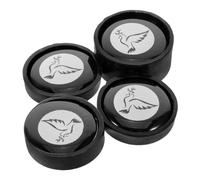Cabilock 4 Silenciadores para Platillos, Accesorio Magnético para Cencerros de Percusión, Paquete 1 Grande, 1 Mediano y 2 Pequeños, Reutilizable para Ensayos y Conciertos