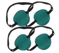 Cabilock 4 Uds Máscara De Un Solo Ojo Parche En El Ojo Para Gafas Perezosas Para Niños Gafas Ajustables Parche En El Ojo De Estrabismo Niños Parches En El Ojo Perezoso Parche De Seda En El