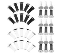 Cabilock 40 Piezas Clips de Ventilación para Coche Metálicos Soporte Perfumador para Aromaterapia Accesorios para Aire Acondicionado Fragancia para Coche Oficina y Hogar Negros Blancos