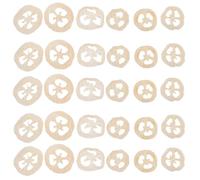 Cabilock 40 Piezas de rebanadas de lufa Natural, Juguetes masticables para hámsteres, Conejos, cobayas, Ratas y Mascotas pequeñas, premios para la Limpieza de Dientes, Juguetes molares de lufa para