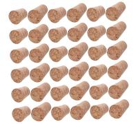 Cabilock 40 Piezas Tapones de Corcho Cónicos de Madera para Botellas Tapones Selladores para Vino Cerveza y Frascos de Vidrio Repuestos para Manualidades Diy y Decoración