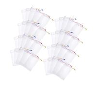 Cabilock 40piezas Malla para Jabón Espumoso Almacenamiento De Jabón Barra Bolsa para Estropajo