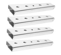 Cabilock 4pares Soporte De Fijación para Cabecero Conectores para Sofás Seccionales Clip para Muebles De Sofá Uso Pared para Paneles