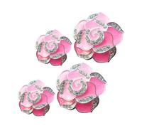 Cabilock 4piezas Clip Para Perfume De Coche De Flor De Té De Montaña Accesorios Para Coche Decoración Para Mujer Aceite Esencial Para Chica Clip De Kawaii Para Ambientador De Interior