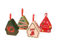 Cabilock 4piezas Colgante de Caja de Dulces para Fiestas Contenedores para Galletas para Eventos y Regalos de Temporada