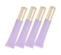 Cabilock 4piezas Esencia de Crema para Ojos Tubos Rellenables de Envases Vacíos para Cremas Tubo Flexible de Brillo Labial Dispensador de Cosméticos Vacío para Maquillaje para Viajes y Cuid