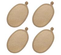 Cabilock 4piezas Esponjas Exfoliantes de Lufa para Baño Toalla de Baño Vegetal Herramienta para Esponja Vegetal para Exfoliar la Piel de Hombres y Mujeres Ducha