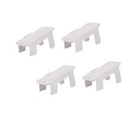 Cabilock 4piezas Zapatero Extraíble Zapatero De Doble Hogar Color Blanco para Organizar Zapatos El Dormitorio o Pasillo