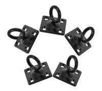 Cabilock 5 Ganchos Giratorios de Acero Inoxidable M6 para Colgar en Pared, Multifuncionales para Cargas Pesadas, Soporte Resistente para Columpios y Bandas de Resistencia, Uso en