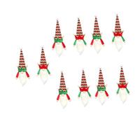 Cabilock 5 Juegos Juego De Botellas Navideñas Bolsa De Vino Botellas De Agua con Aislamiento Navideño Vasos con Tapas Y Pajitas Botella De Agua para Guardar Bebidas Bolsas De 2 Piezas * 5