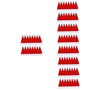 Cabilock 5 Juegos Mini Sombrero De Papá Noel Adornos De Mesa De Navidad Mini Sombreros De Papá Noel Christmas Tree Decorations Santa Hat Porta Cubiertos De Navidad Paño Rojo 25 Piezas * 5
