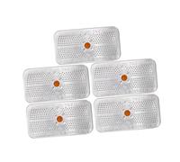 Cabilock 5 Latas de Gel de Sílice Desecante Reutilizable 40 Gramos Indicador de Cambio de Color, Caja de Aluminio Resistente, Ventilada, para Protección de Cámaras y Cajas